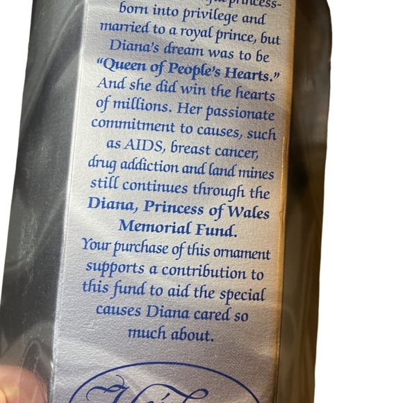 Carlton Cards Heirloom Collection Princess Diana Figurine Ornament - Picture 3 of 13